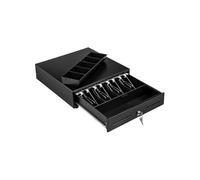 13" Cash Register Drawer 2 Ways Unlock Fully Pull Out Design with 4 Bills 5 Coins Tray Keys Included Compact Size for Beginners DIY(4 Bill 5 Coin)