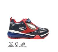 (13 (Children's)) J Bayonyc | Royal/Red | Childrens Light Up Trainers