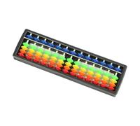 13 Color Counting Frame Educational Abacus for Basic Students Smooth Sliding Beads Lightweight Portable Math Training Tool Slide Beads Abacus Tool