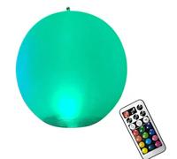 13-Color Light Up Beach Ball - Illuminated Jumbo Inflatable Ball With Remote Control - Advanced Design Glow In The Dark Pool Balls | Wide Application Scope For Indoor Outdoor Beach Party Games