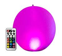 13 Colours Bright Beach Ball | Jumbo Illuminated Inflatable Ball with Remote Control | Glöw in the Dàrk Luminous Balls for Summer Parties, Pools, Beaches, Christmas