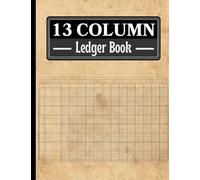 13 Column Ledger Book: A Comprehensive 13-Column Ledger and Accounting Record with 121 Pages, 8.5 x 11 Inches, Small Business and Personal Finance Log Book