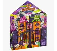 13 Days of Halloween Advent Calendar 112g - Spooky Countdown Calendar with Gummy Brain, Eyeball, Foot, Finger,Jelly Beans & Sour Candy - Halloween Gifts for Kids, Trick or Treat