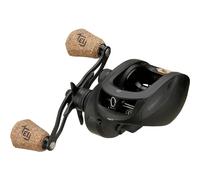13 FISHING - Concept A23 - Low-Profile Baitcast Fishing Reel - 8.1:1 Gear Ratio - Left Hand Retrieve (300 size) (Fresh+Salt) - CA3-8.1-LH, Black