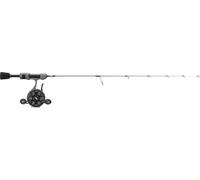 13 FISHING Fantom Inline Ice Combo, Inline Ice Fishing Rod and Reel Combo for Panfish, Perch & Trout, Smooth Drop Performance, 30" Ultra Light, Extra Fast, Left-Handed