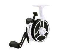 13 FISHING - FreeFall Ghost - Inline Ice Fishing Reel - 2.5:1 Gear Ratio - Right Hand Retrieve - BBFFGW2.5-RH