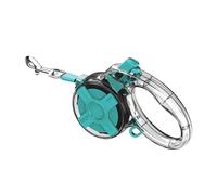 13 Ft Retractable Dog Leash, a Leash for Small Medium Dogs, Suitable for Dogs Weighing up to 44 lbs, One Handed Braking Device, Sturdy Nylon Strap to Avoid Entanglement (Green)