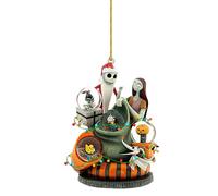 (#13) Halloween The Nightmare Before Jack Sally 2D Christmas Tree Pendant Decor Gift