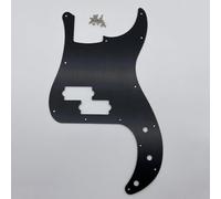 13 Hole 4 String Jazz J Bass Pickguard Aluminum Anodized Metal JB Control Plate and Screws for Fender American/Mexican Jazz Bass Guitar