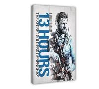 13 Hours The Secret Soldiers of Benghazi Canvas Poster Bedroom Decor Landscape Office Room Decor Gift 16x24inch(40x60cm)