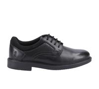 Hush Puppies Tommy Junior Leather Black Lace-Up Shoes UK 13
