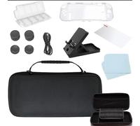13 in 1 Carry Case Accessories Bundle Kit Compatible with Switch2 2025, Include Hard Protective Cover, Screen Protector, Clear Protective Cover, Thumb Grip, etc