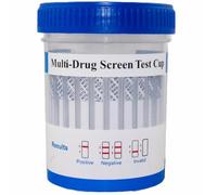 13-in-1 Drug Test Cup, Rapid Urine Drug Screening Kit - Detects THC, Cocaine, Opiates, Amphetamines, Benzodiazepines & More - Home, Workplace & Clinical Use - Fast Results, 2 Pack