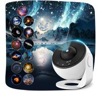 13 in 1 Galaxy Projector with 12 Film Discs, Starry Sky