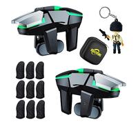 13 in 1 Mobile Phone Gaming Triggers Combo Kits for iPhones/Android Phones, Mobile Phone Game Controller for PUBG/Call of Duty/Knives Out (Boy)