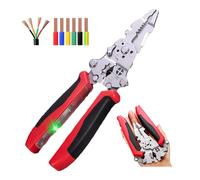 13 in 1 Wire Stripping Pliers with Voltage Tester,2026 Upgrade Folding Stylus Screwdriver WireStripper,Multi-Tool WireStrippingPliers,for Wire Cutting Stripping Crimping Repair,Electrician HVAC