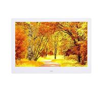 13 In High-Definition Digital Photo Frame, Calendar Clock Picture Video Multi-Function Electronic Photo Album (Wit)