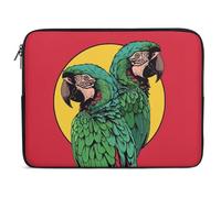13 in Laptop Bag Two Red Parrots Printed Laptop Sleeve Shockproof Laptop Case Laptop Sleeve Case