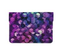 13 in Laptop Case Laptop Sleeve Shockproof Computer Sleeve Bag Abstract Color Cubes Purple Computer Case Carrying Cover