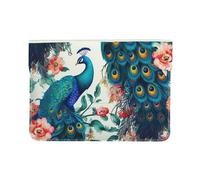 13 in Laptop Case Laptop Sleeve Shockproof Computer Sleeve Bag Beautiful Peacock Flowers Computer Case Carrying Cover