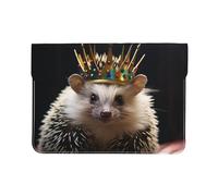 13 in Laptop Case Laptop Sleeve Shockproof Computer Sleeve Bag Crown with Hedgehog Computer Case Carrying Cover