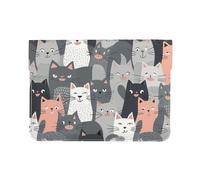 13 in Laptop Case Laptop Sleeve Shockproof Computer Sleeve Bag Cute Funny Grey Cats Pattern Computer Case Carrying Cover