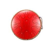 13 Inch 15 Tone Drummer Steel Tongue Drum Percussion Instrument Yoga Meditation Beginner Music Lover Gift (Color : Black)
