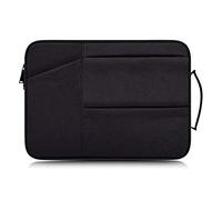 13 inch Canvas Laptop Sleeve Case with Handle For Dell XPS 13 | Inspiron 13 | Latitude 12.5", 13.3" Lenovo Yoga 730 720 | ThinkPad A285 X280 12.5", Acer Chromebook R 13, 12.3" Google Pixelbook (Black)