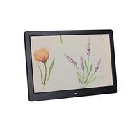 13 inch digital photo frame lithium battery electronic album HD ultra-thin narrow video advertising player music photo frame advertising video picture white,Black-13inch