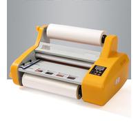 13-Inch Hot Cold Roll Laminator, Single Double Sided Laminating Machine, 4 Rollers, 150°C Max, for Documents, Photos, Cards