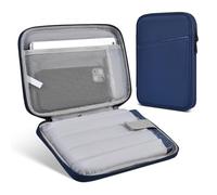 13 Inch iPad Pro M5 2025 & iPad Air M2, 12.9-in iPad Pro M2/M1, Protective Sleeve with Accessories Pocket, Carrying Storage Bag for iPad Pencil Pro/Adapter/Magic Keyboard, Navy Blue