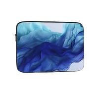 13 inch Laptop Case Abstract Blue Like Wave Laptop Sleeve Computer Bag Water Resistant Computer Case Carrying Cover Compatible for Men Women