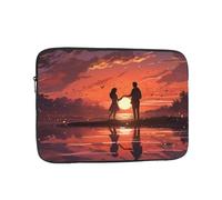 13 inch Laptop Case Love Sunset Laptop Sleeve Computer Bag Water Resistant Computer Case Carrying Cover Compatible for Men Women