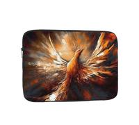 13 Inch Laptop Sleeve Bag Waterproof Shockproof Laptop Case Bag Abstract Phoenix Computer Skin Bags Lightweight Tablet Carrying Case
