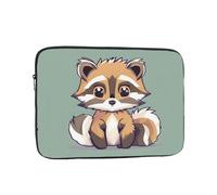 13 Inch Laptop Sleeve Bag Waterproof Shockproof Laptop Case Bag Cartoon Cute Raccoon Computer Skin Bags Lightweight Tablet Carrying Case