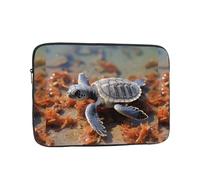 13 Inch Laptop Sleeve Bag Waterproof Shockproof Laptop Case Bag Cut Baby Sea Turtle Computer Skin Bags Lightweight Tablet Carrying Case