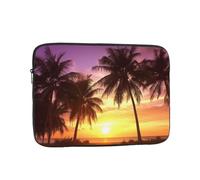 13 Inch Laptop Sleeve Bag Waterproof Shockproof Laptop Case Bag Palm Trees at Sunset Computer Skin Bags Lightweight Tablet Carrying Case