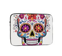 13 Inch Laptop Sleeve Bag Waterproof Shockproof Laptop Case Bag Sugar Skull Lightweight Tablet Carrying Case