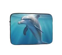 13 Inch Laptop Sleeve Bag Waterproof Shockproof Laptop Case Bag Winter The Dolphin Lightweight Tablet Carrying Case