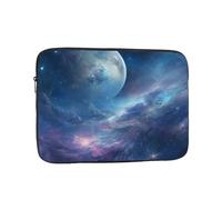 13 Inch Laptop Sleeve Bag Waterproof Shockproof Laptop Case Bags Lightweight Computer Skin Bag Nebula and Moon Tablet Carrying Case
