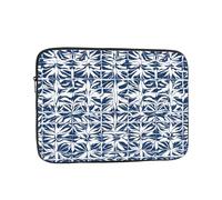 13 Inch Laptop Sleeve, Soft Protective Case With Blue Polynesian Maori Tribal Print Print,Slim Lightweight Bag Specially Compatible With 13 Inch Macbook, Fits Some Pc Notebook
