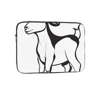 13 Inch Laptop Sleeve, Soft Protective Case With Brown Goat Print,Slim Lightweight Bag Specially Compatible With 13 Inch Macbook, Fits Some Pc Notebook