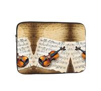 13 Inch Laptop Sleeve, Soft Protective Case With Butterfly And Cello Print,Slim Lightweight Bag Specially Compatible With 13 Inch Macbook, Fits Some Pc Notebook