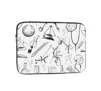 13 Inch Laptop Sleeve, Soft Protective Case With Chemistry Print Print,Slim Lightweight Bag Specially Compatible With 13 Inch Macbook, Fits Some Pc Notebook