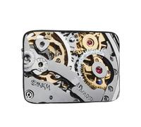 13 Inch Laptop Sleeve, Soft Protective Case With Cool Steampunk Gears Print,Slim Lightweight Bag Specially Compatible With 13 Inch Macbook, Fits Some Pc Notebook
