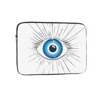 13 Inch Laptop Sleeve, Soft Protective Case With Evil Eye Print,Slim Lightweight Bag Specially Compatible With 13 Inch Macbook, Fits Some Pc Notebook