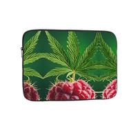 13 Inch Laptop Sleeve, Soft Protective Case With Jamaica Flag Leaves Print,Slim Lightweight Bag Specially Compatible With 13 Inch Macbook, Fits Some Pc Notebook