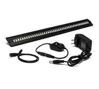 13 inch LED Under Cabinet Lighting, 12V 5W Ultra Thin Plug in Counter Light, Dimmable Warm White, CRI90 Under Counter Lights for Kitchen, Shelf, Workbench, Cupboard