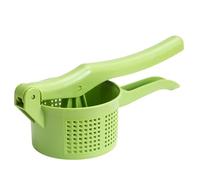 13 Inch Manual Vegetable Squeezer Fine Mesh Salad Spinner with Handle, Plastic Food Strainer for Fruits, Potatoes, Vegetables, Ideal for Kitchen Use