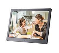13 Inch Photo Frame Full Hd 1920 * 1080 Ips Display With Auto-Rotate, Remote Control,Calendar Function Ass,White,Black
